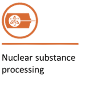 Illustration of nuclear substance processing equipment related to nuclear energy regulation in Canada, emphasizing safety and technology in nuclear power management.